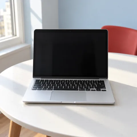 Used 13-inch aluminium laptop