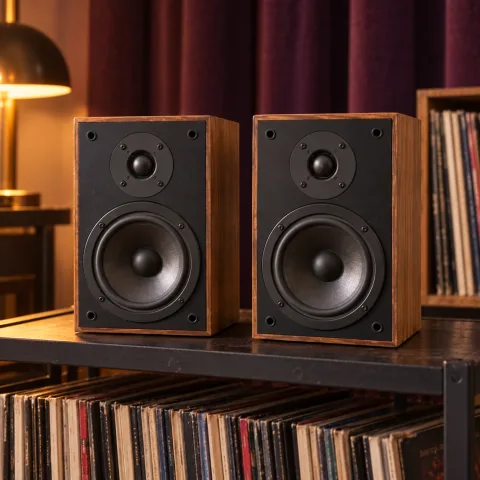 Used pair of bookshelf speakers